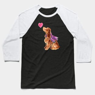 Coca cola Cocker spaniel Baseball T-Shirt